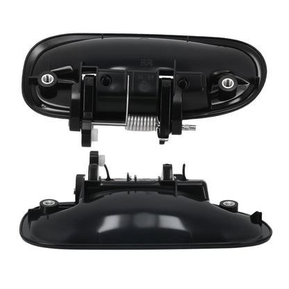 Exterior Rear Door Handle Set for Honda Civic (1996–2000) Black