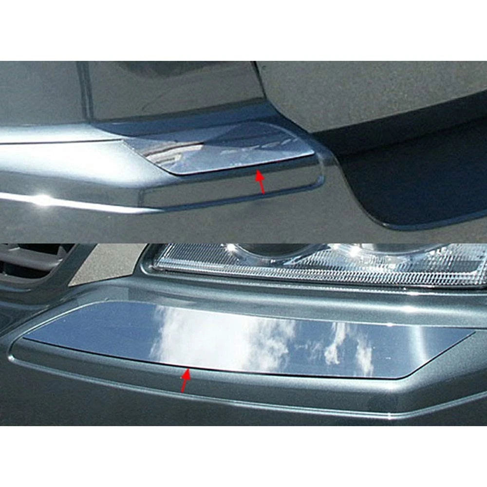 Bumper Cap Trim Set Stainless Front Rear for Chrysler Pacifica (2007–2008)
