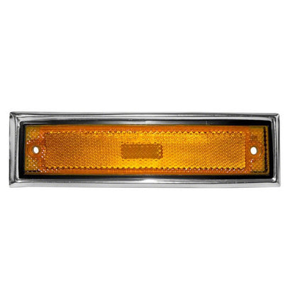 Replacement Chrome Driver Side Front Marker Light Assembly-See Compatible Chart