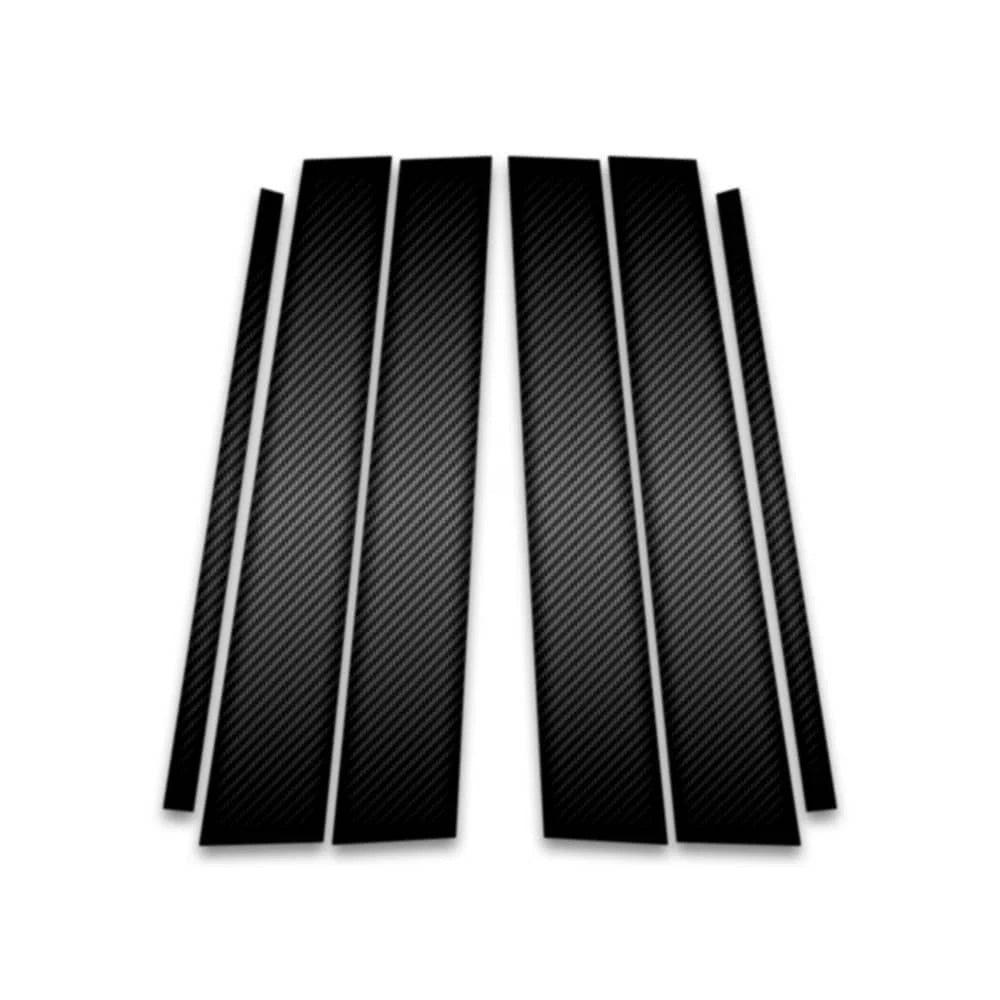 6pc Carbon Fiber Pillar Post Covers for 2019-2023 Lexus GX Series