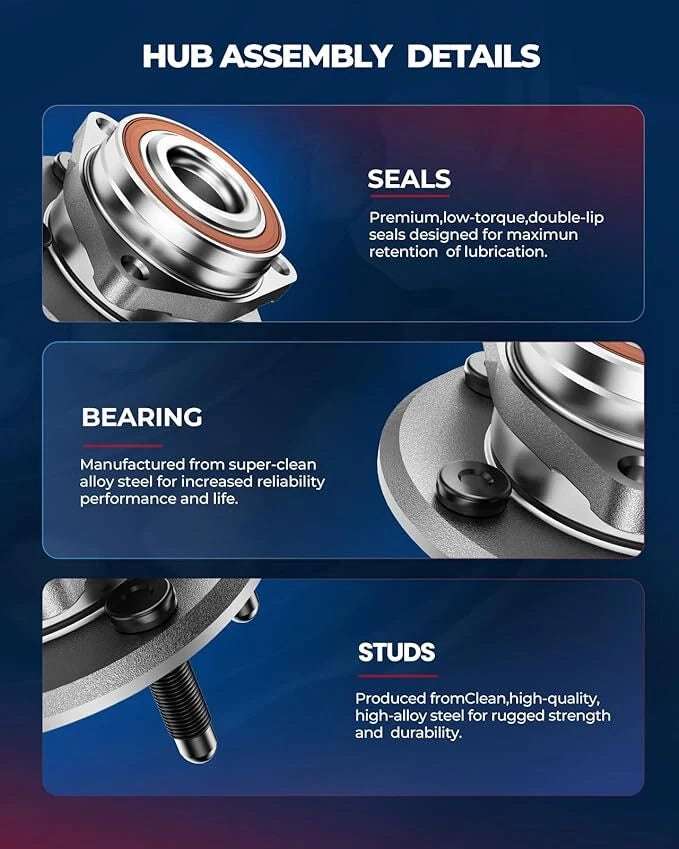 Front Wheel Bearing Hub for Ford F-150 (2018–2020) 4WD