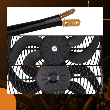 High Flow Radiator Fan Assembly for Universal Application (900–CFM)