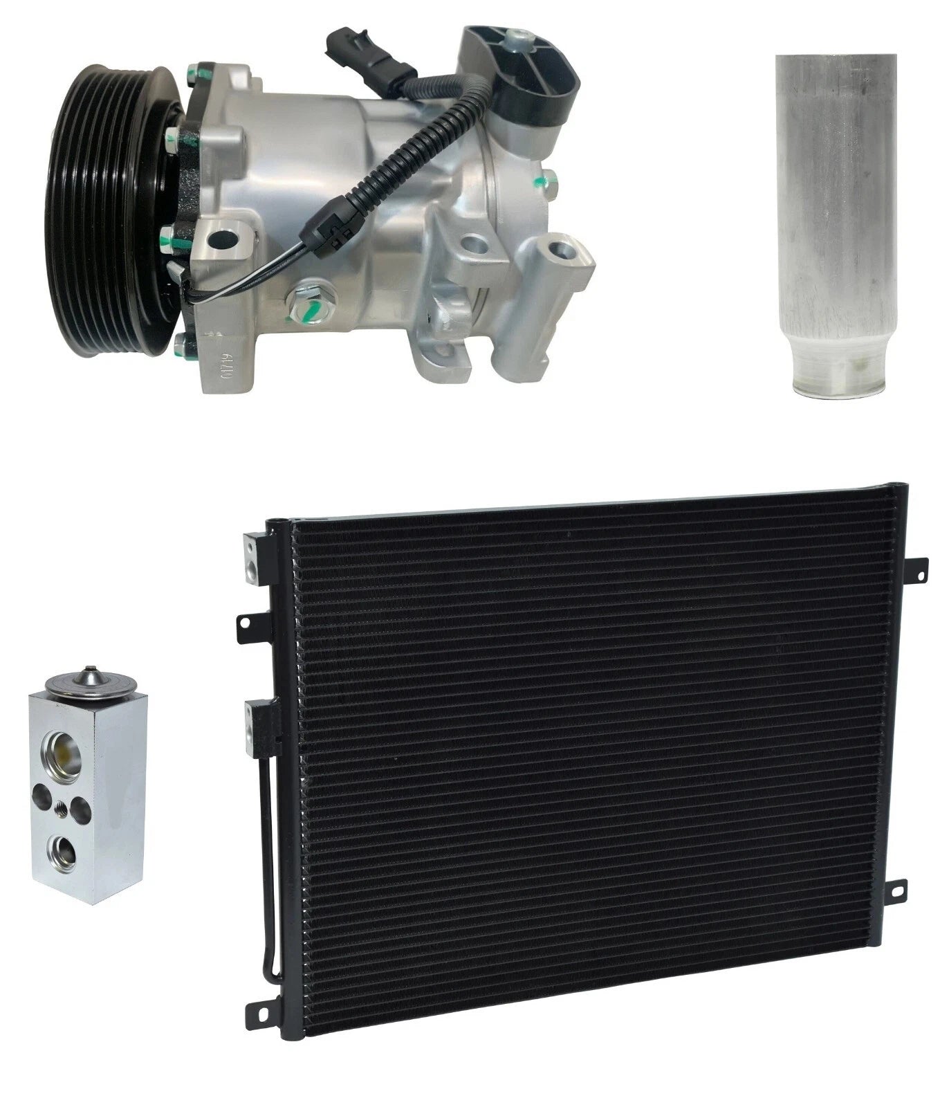 AC Compressor Kit With Condenser for Dodge Durango (2000–2003)