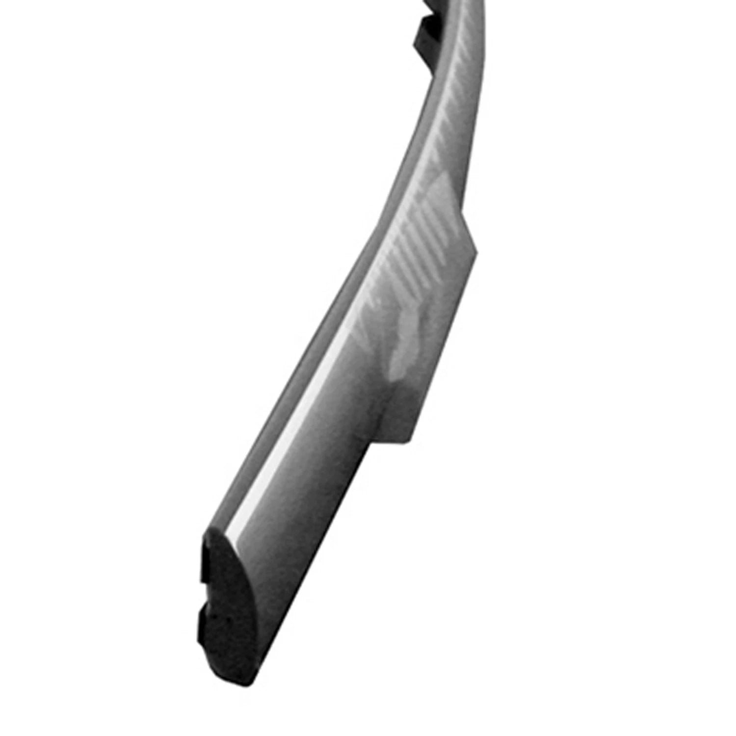 Replacement Chrome Plastic Driver/Passenger Side Front Bumper Cover Molding