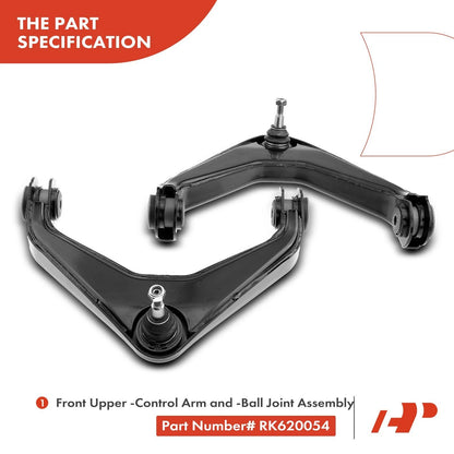 8x Front Upper Control Arm Ball Joint Sway Bar for Chevy GMC Hummer