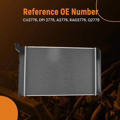 Crossflow Aluminum Radiator for Scion tC 2.4L (2005–2010)