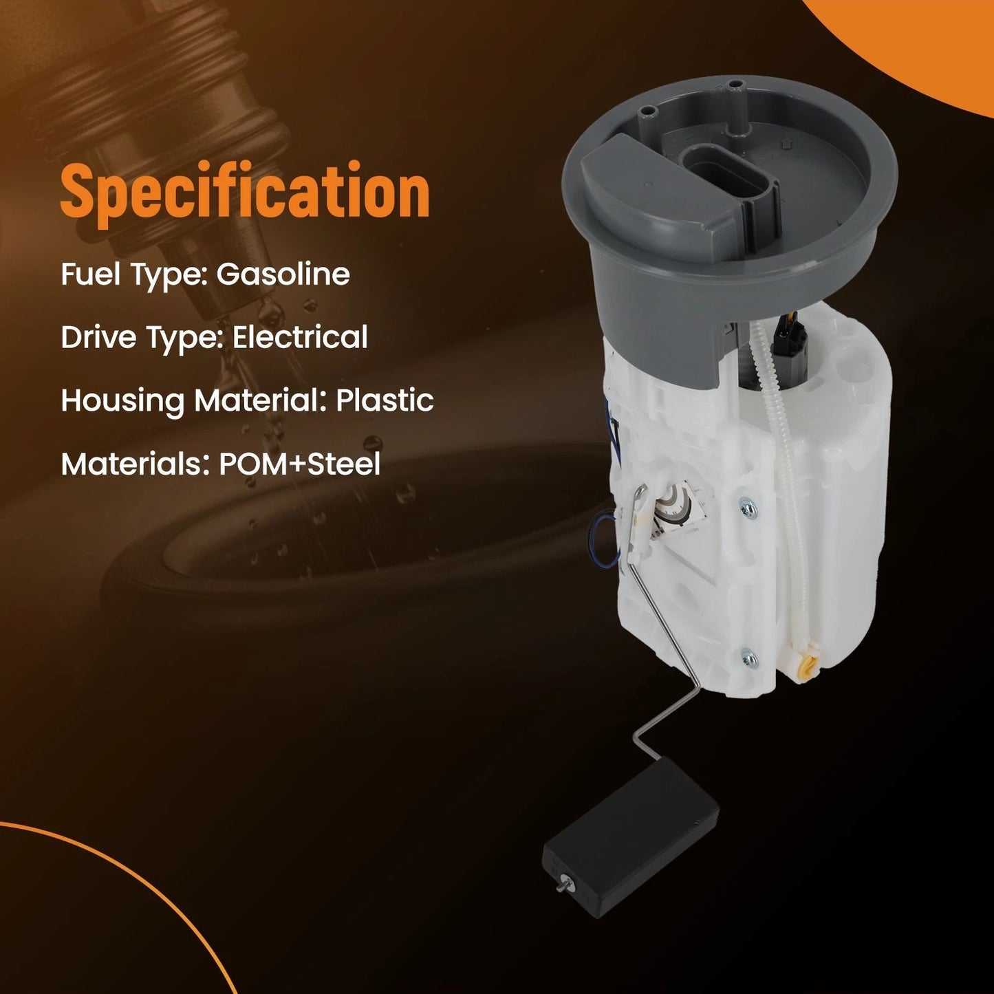 Electric Fuel Pump Module for Volkswagen Golf Jetta 2004–2005 (1.9L)