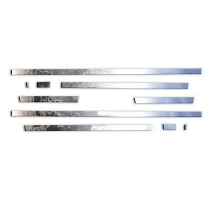 Diamond Grade 10pc 1 1/4" Accent Trim for 2014-18 Chevy Silverado Reg Cab 8' Bed