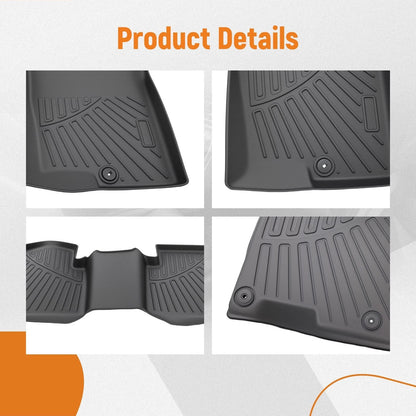 Floor Mats for Hyundai Santa Cruz (2022–2025 TPE) Anti-Slip Liners
