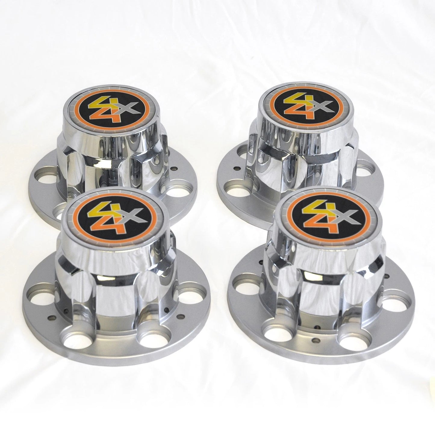 Closed Chrome Center Caps for 1974-1991 Chevy Blazer (QTY: Four)
