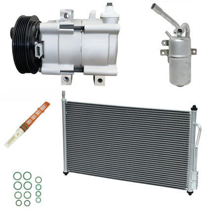 A/C Compressor Kit With Condenser for Ford Focus 2.0L (2005–2007)