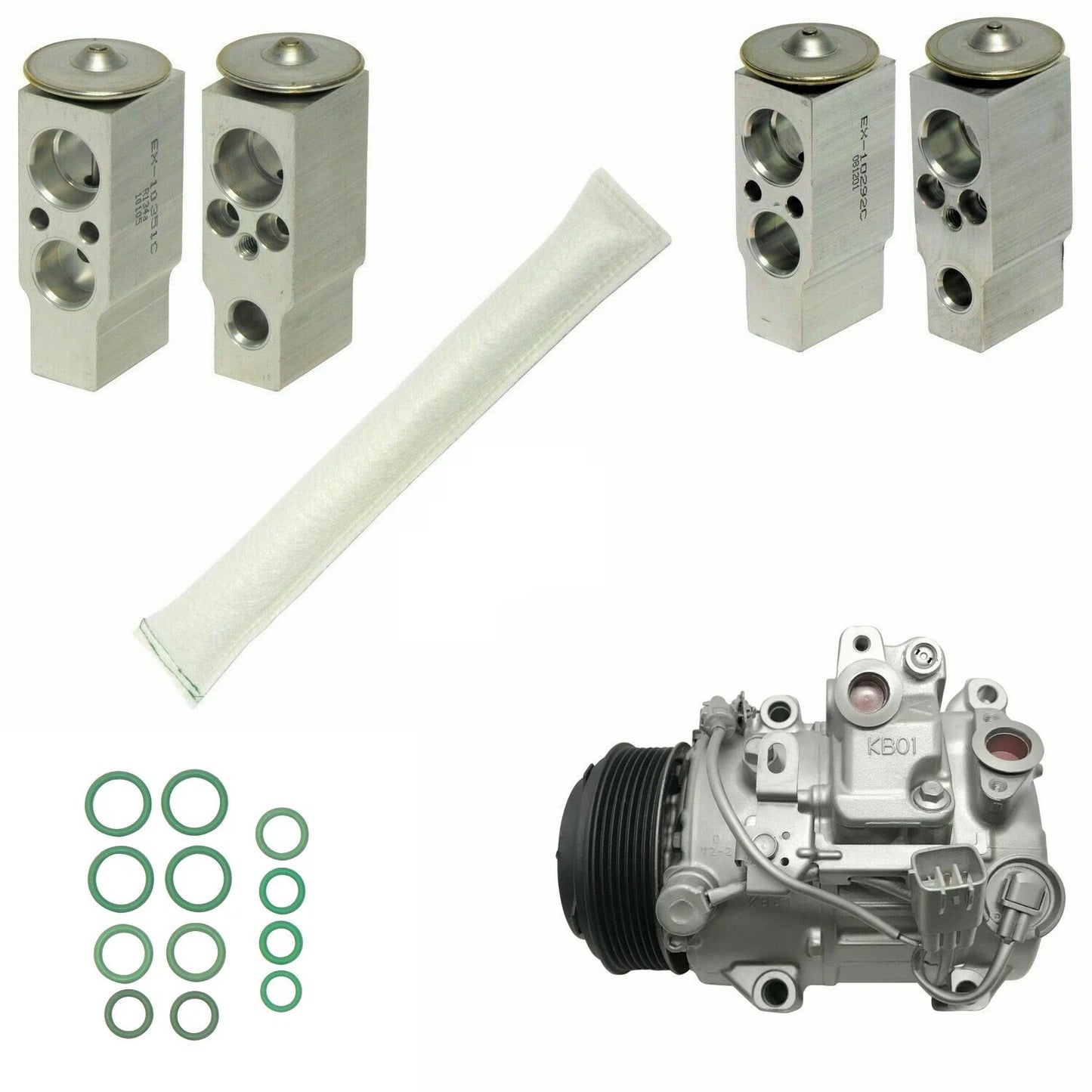 AC Compressor Kit Replacement for Toyota Highlander 3.5L (2008–2010)