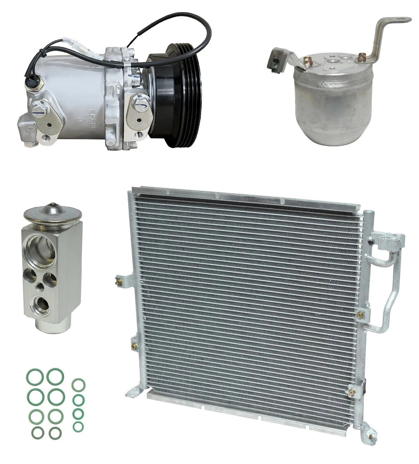 AC Compressor Kit with Condenser for BMW 318ti 1.9L (1996–1998)