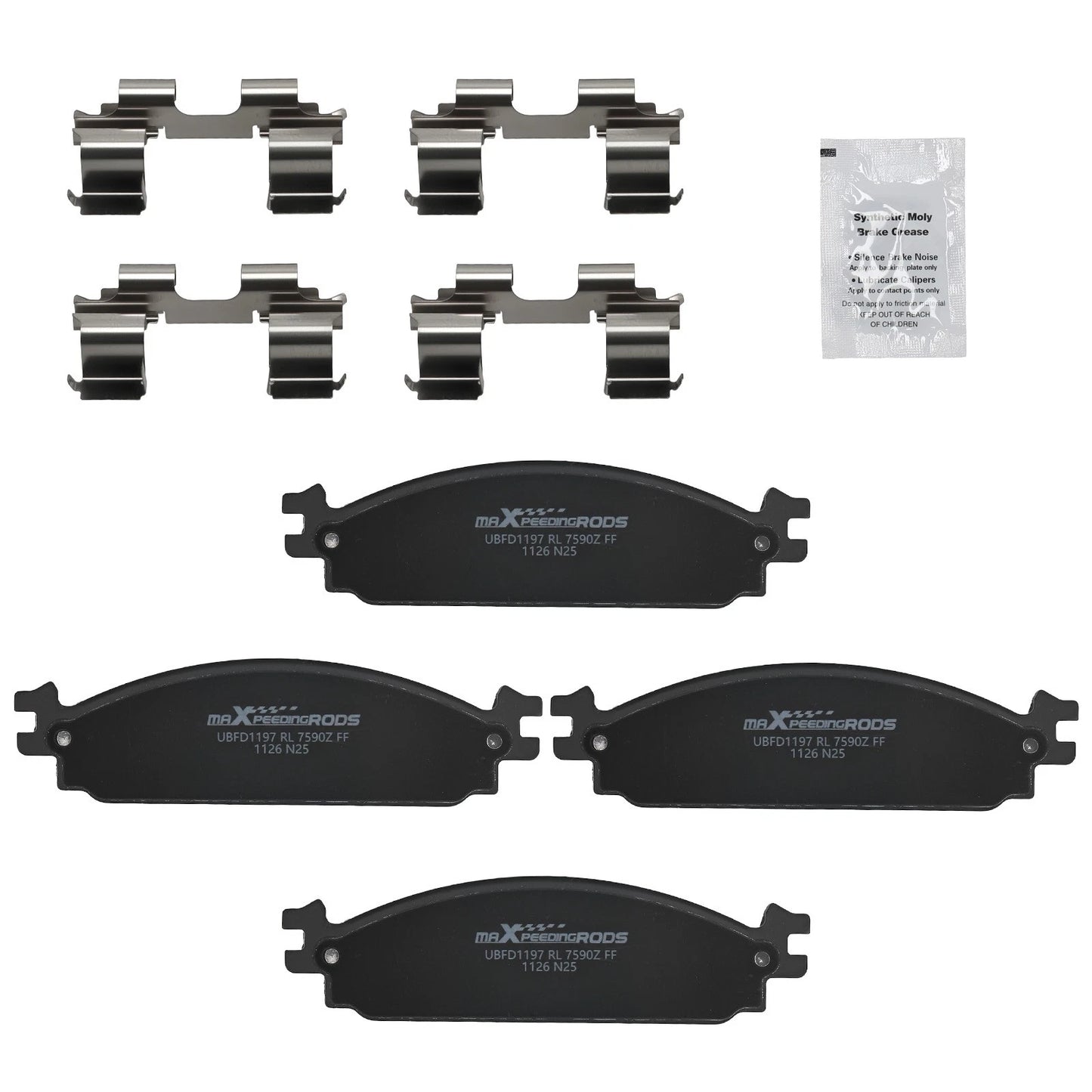 Front Ceramic Brake Pads for Ford Explorer and Flex (2011–2019)