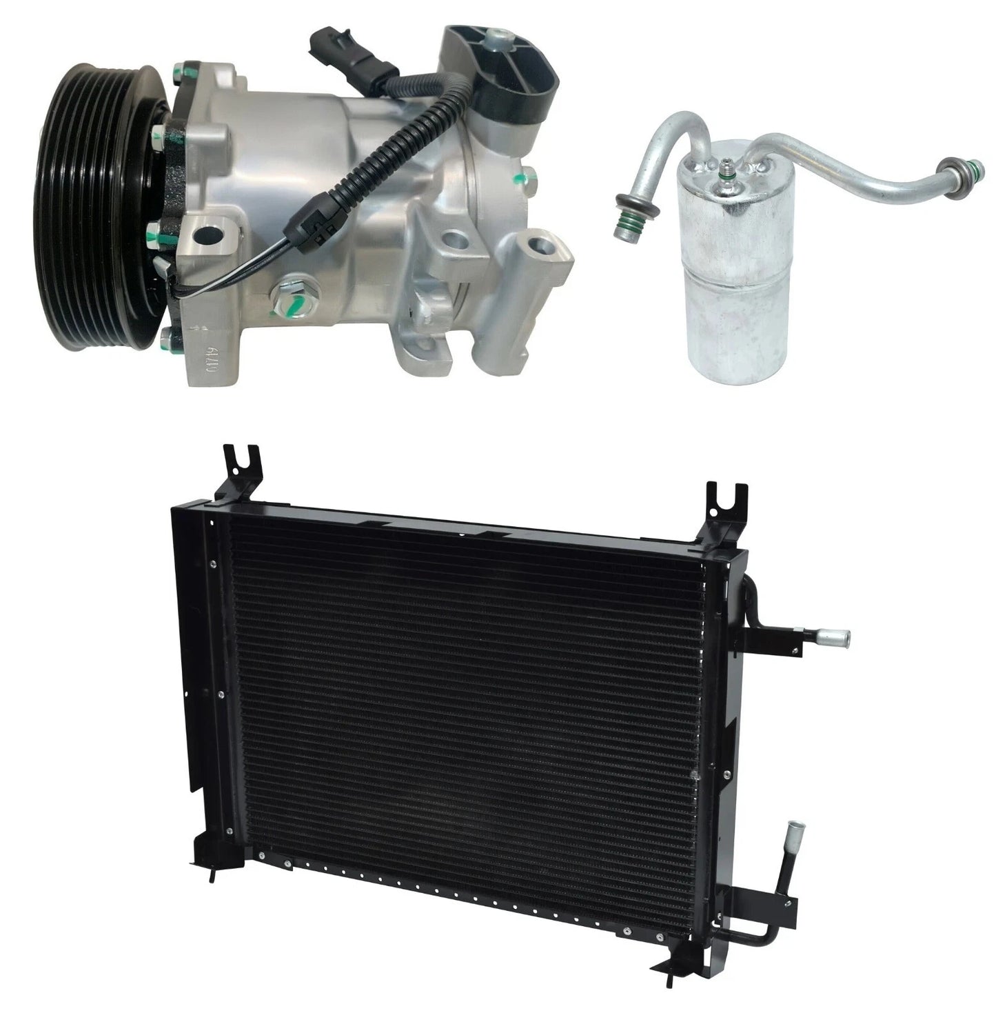 AC Compressor Kit With Condenser for Dodge Ram 2500 (1994–1995)