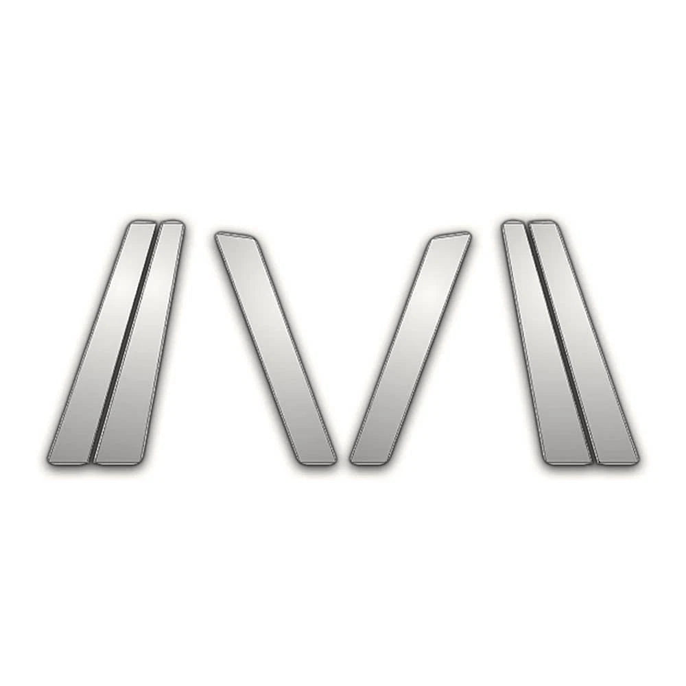Chrome 6pc Pillar Covers Replacement for Hyundai Tucson (2004–2020)