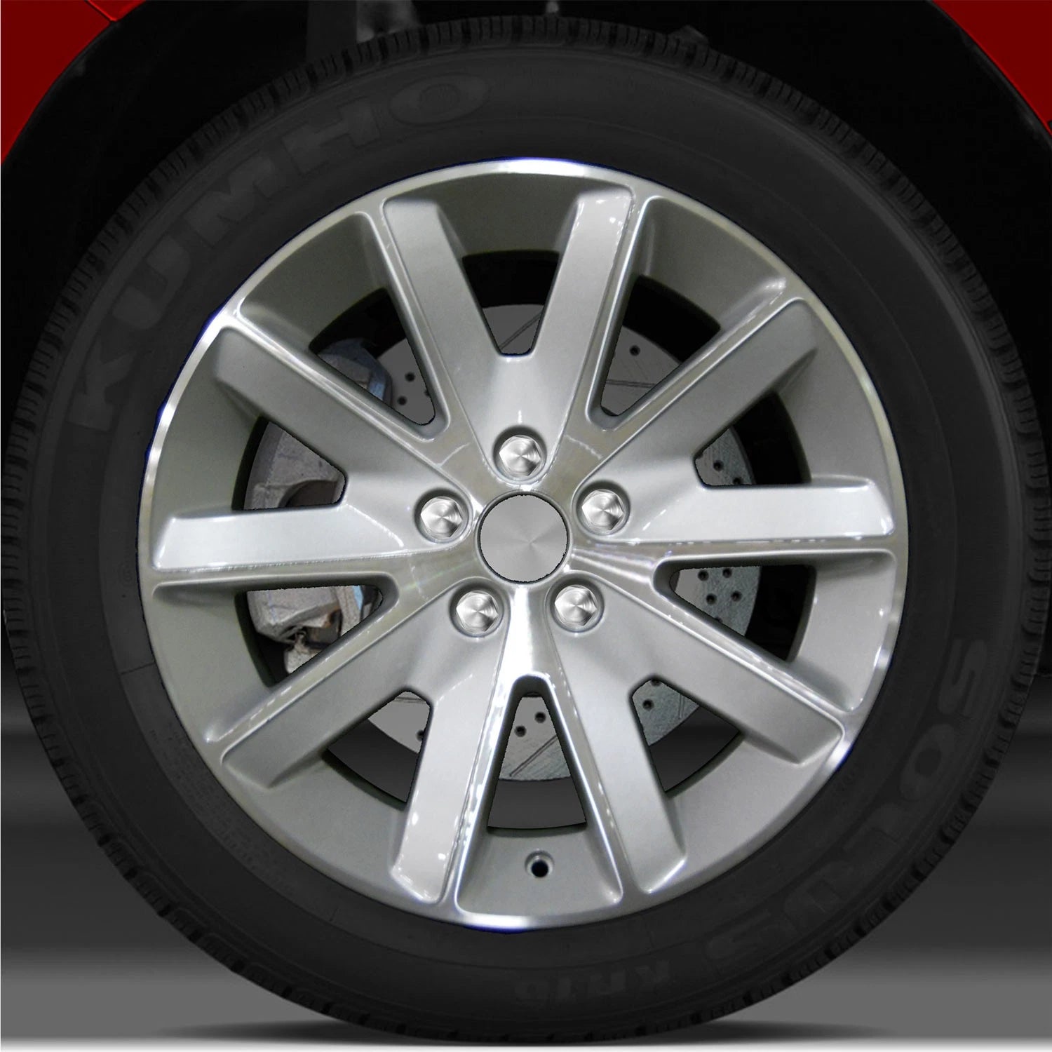 18x7.5 Factory Wheel (Sparkle Silver) For 2009-2012 Ford Flex
