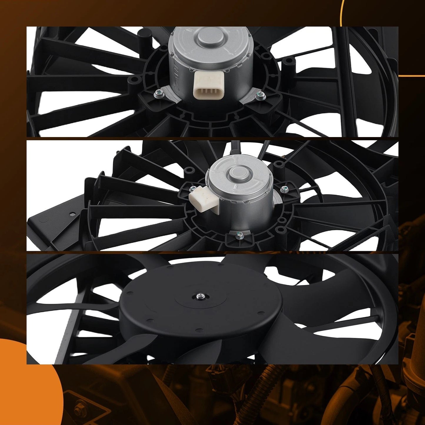 Electric Radiator Cooling Fan for Pontiac G6 (2005–2010) Plastic