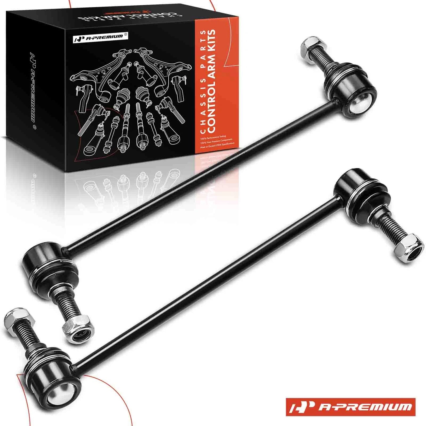 2X Front Sway Bar Link for Chevy Cobalt HHR Pontiac Pursuit (2005–2008)