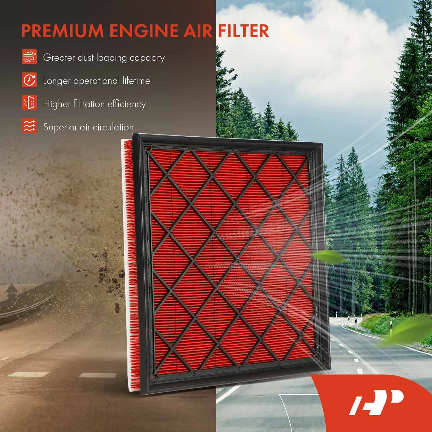2X Performance Engine Air Filter for Chevrolet Cruze (2011–2015)