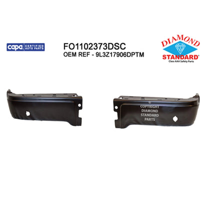 Bumper Face Bar Replacement Rear Left Right for Toyota HiAce (2005–2015)