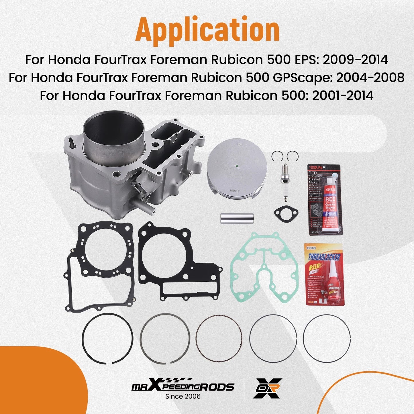 Cylinder Piston Kit for Honda Foreman Rubicon 500 (2009–2014)