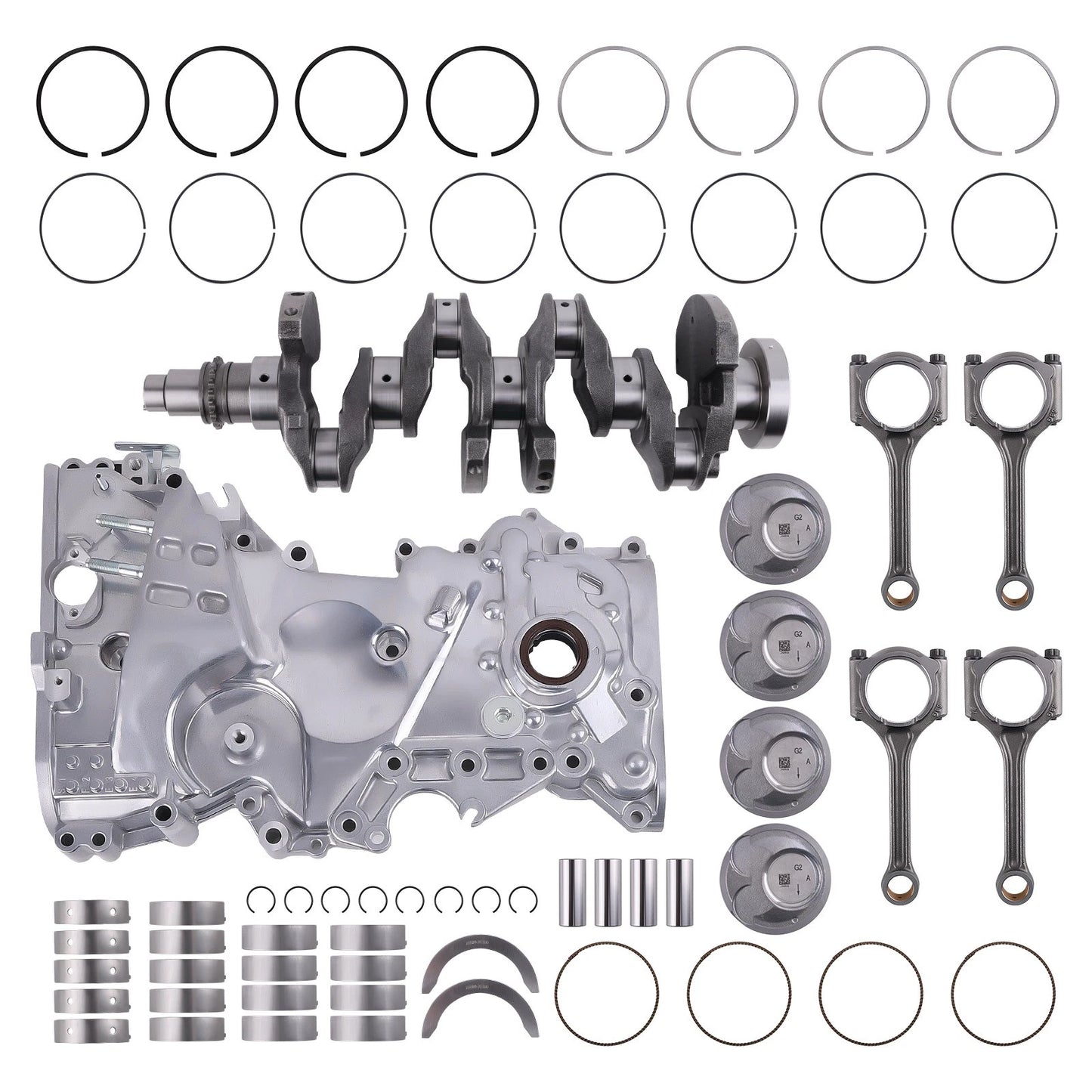 Crankshaft ConRods Pistons Bearings Kit for Hyundai Elantra (2007–2011)