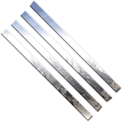 4pc Luxury FX Stainless Steel Rocker Trim for 2015–2017 Lincoln Navigator L