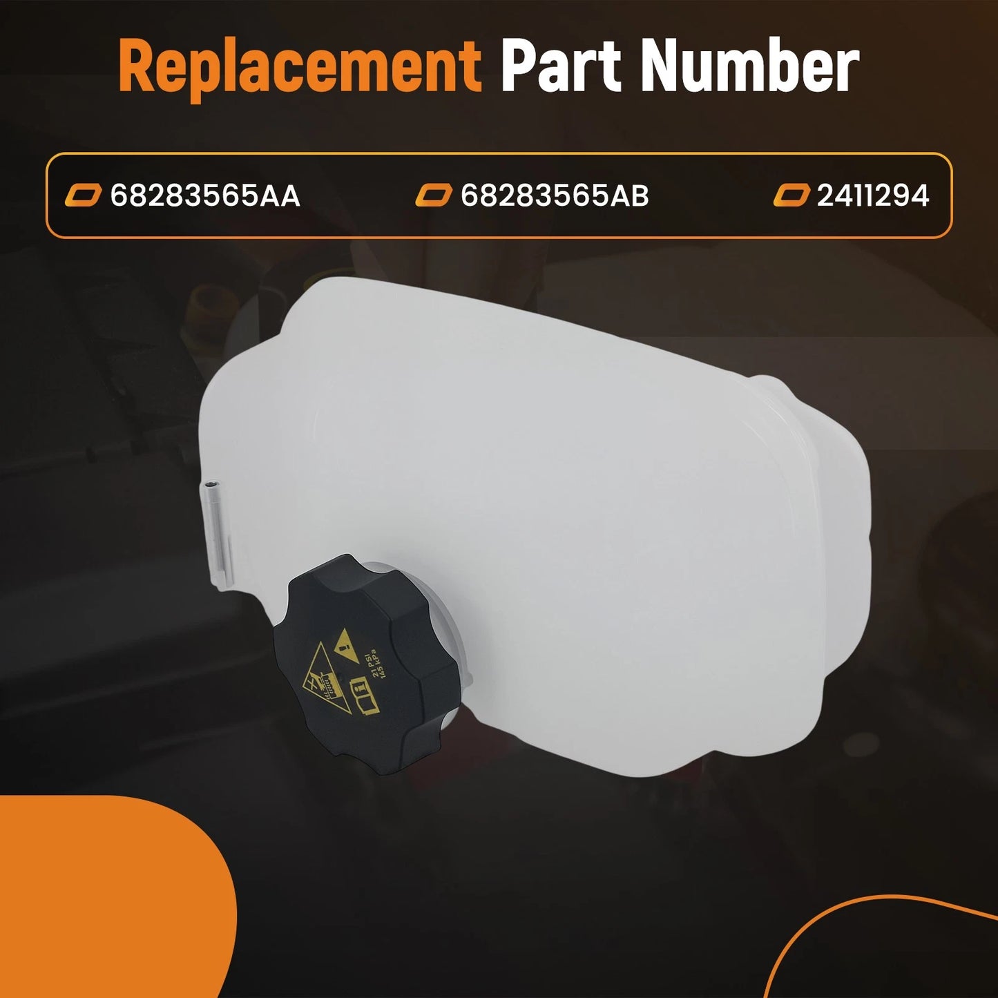 Coolant Reservoir Bottle for Jeep Gladiator (2020–2025)