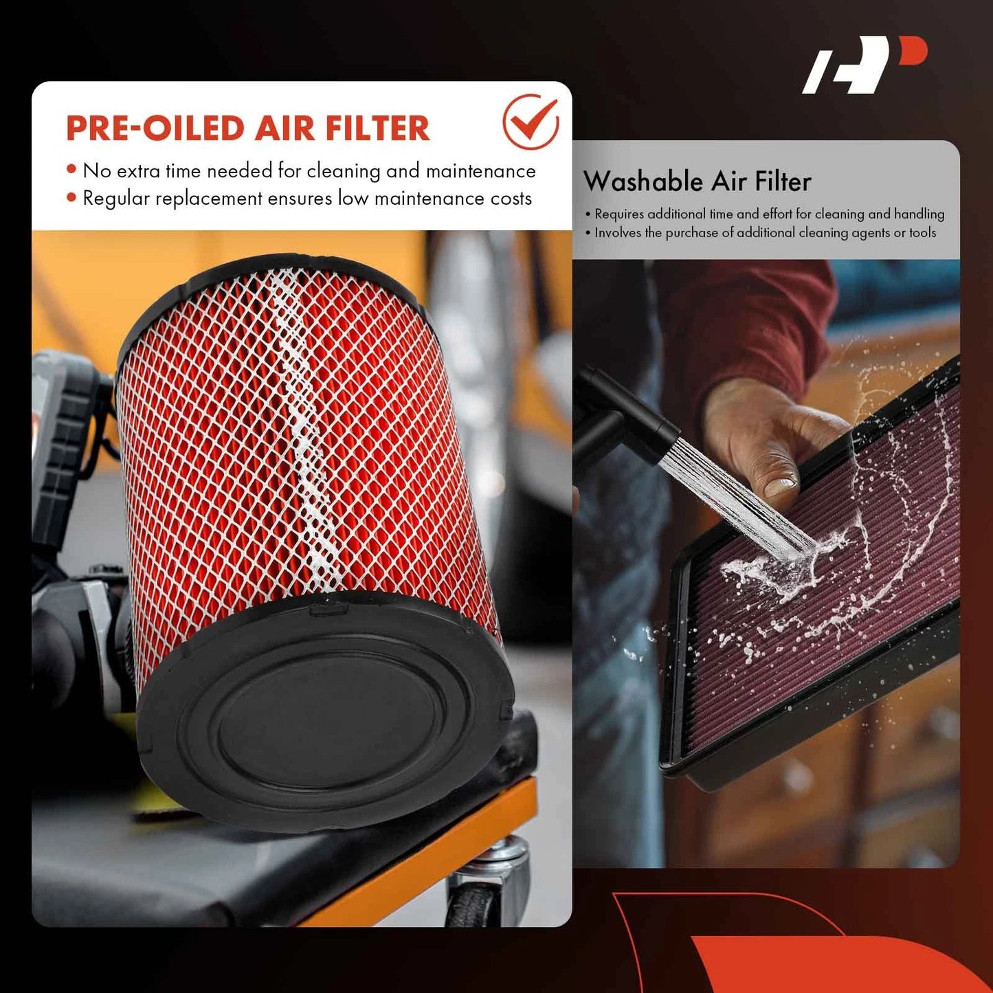 2X Performance Engine Air Filter for GMC Envoy (2002–2009)