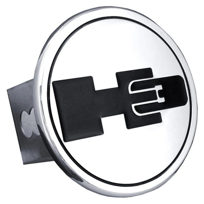Chrome on Trailer Hitch Plug - Officially Licensed for Hummer H3