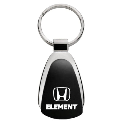 Black Teardrop Keychain - Officially Licensed for Honda Element