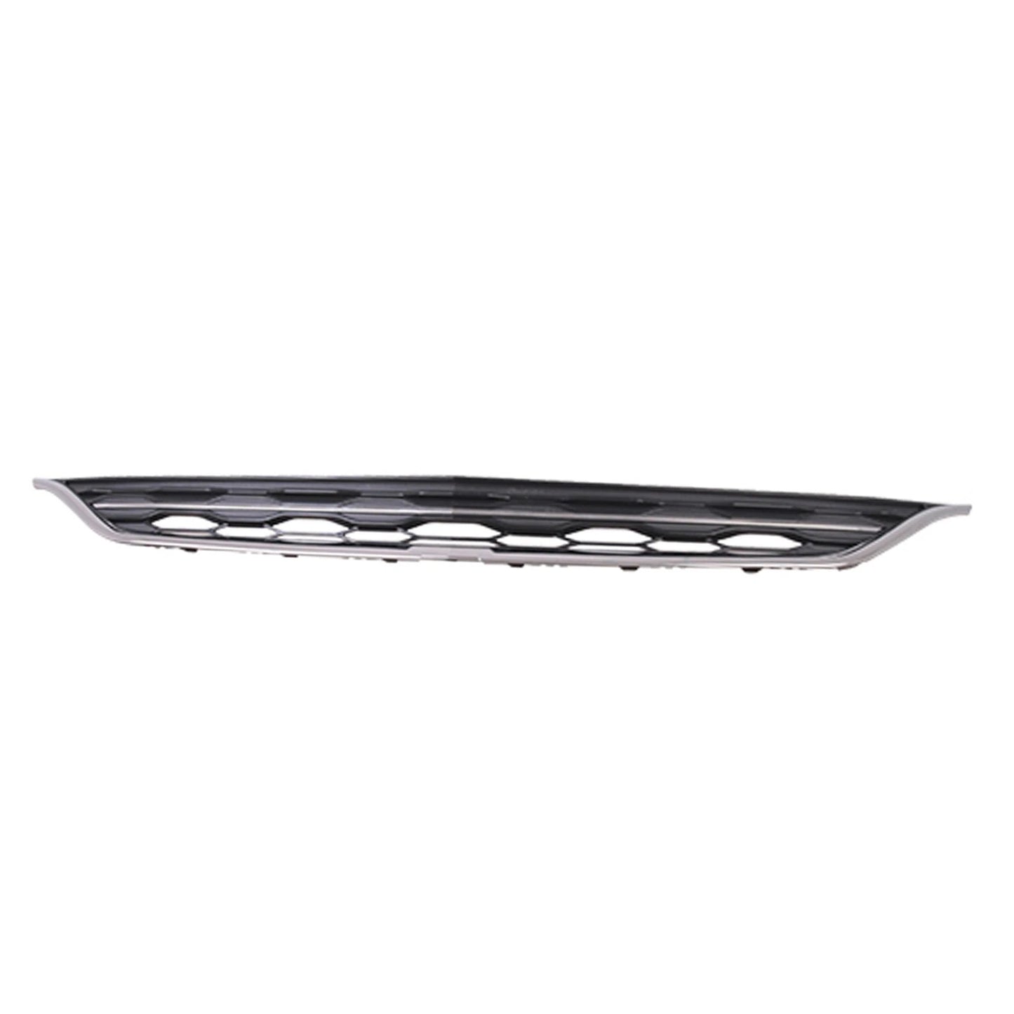 Front Upper Grille Replacement Black Chrome Plastic for Chevy Malibu (2016–2018)