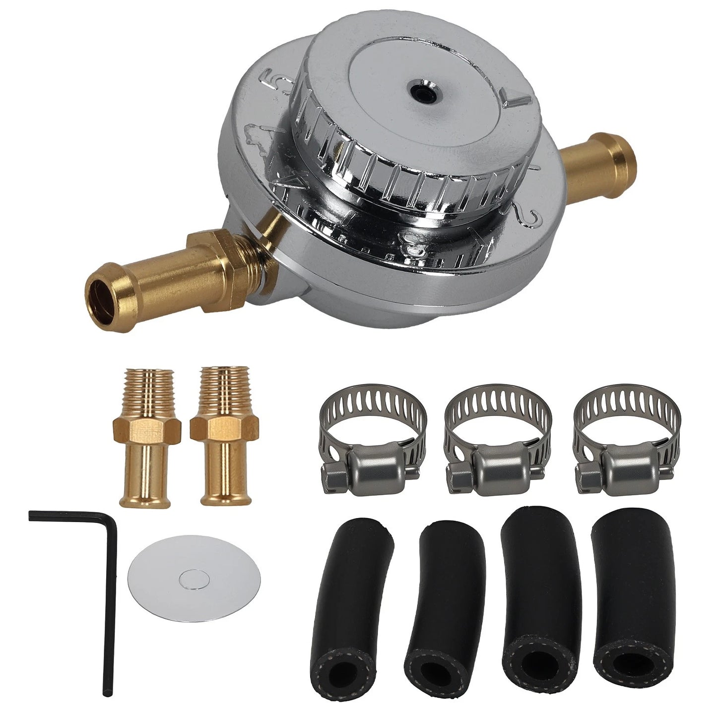 Adjustable Fuel Pressure Regulator for Universal Fit (1–6 PSI) (2018–2020)
