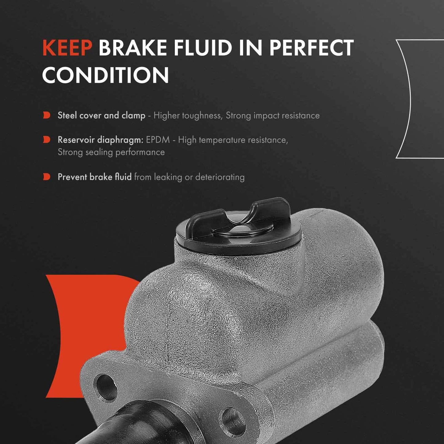 Brake Master Cylinder with Reservoir for Chevrolet Corvette (1953–1962)