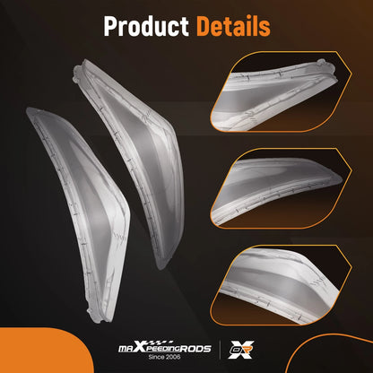 Headlight Lens Cover Set for Hyundai Sonata (2015–2017)
