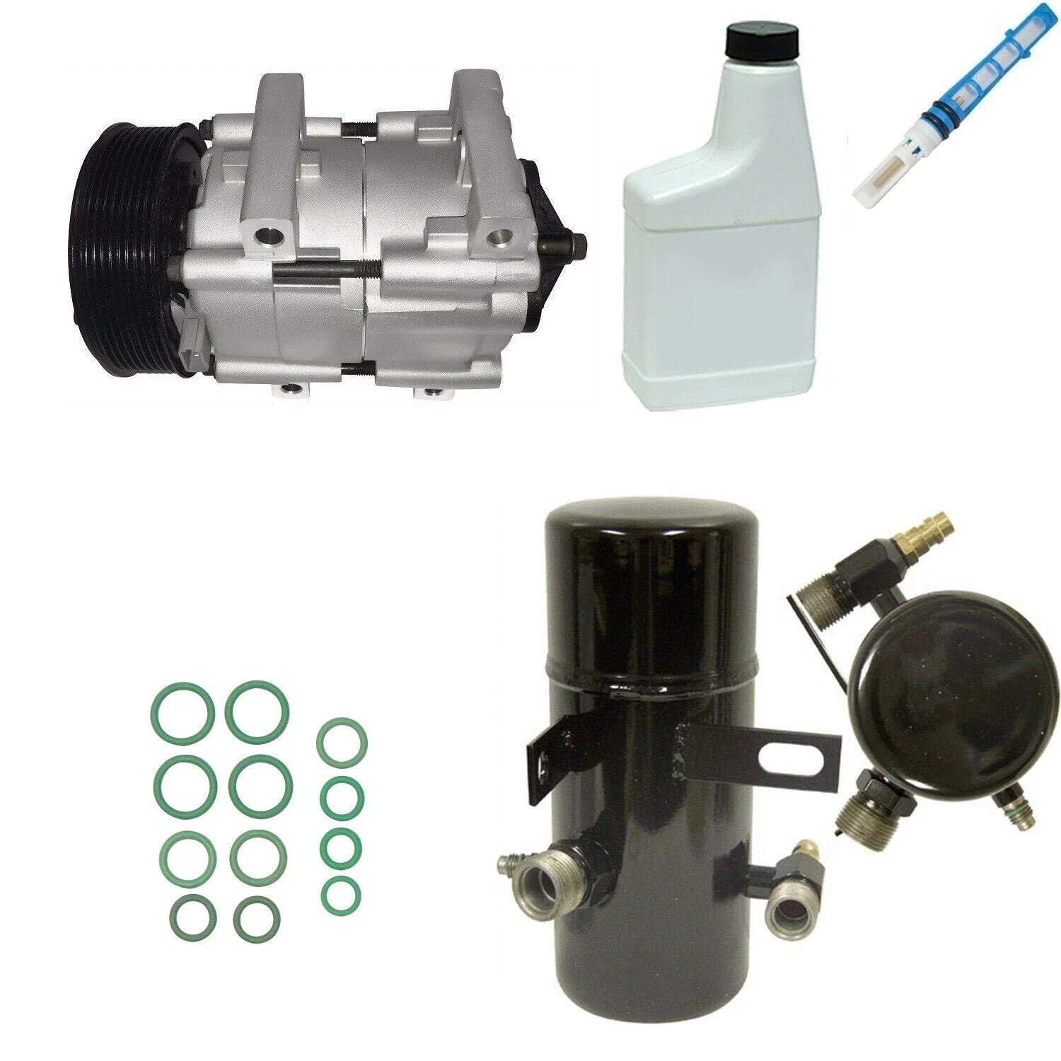 AC Compressor Kit for Nissan Navara D40 (2004–2015)
