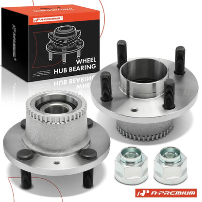 2X Rear Wheel Hub & Bearing Assembly for Chevy Aveo (2004–2011)