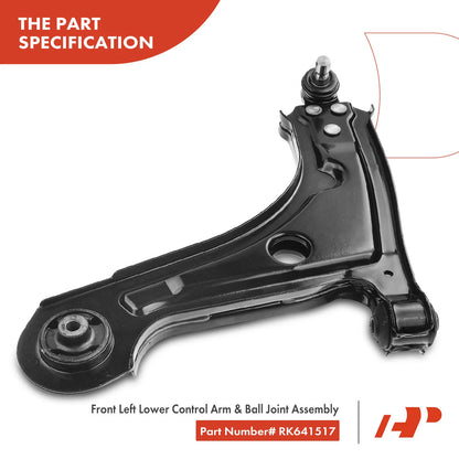 2X Front Lower Control Arm with Ball Joint for Suzuki Forenza (2004–2008)