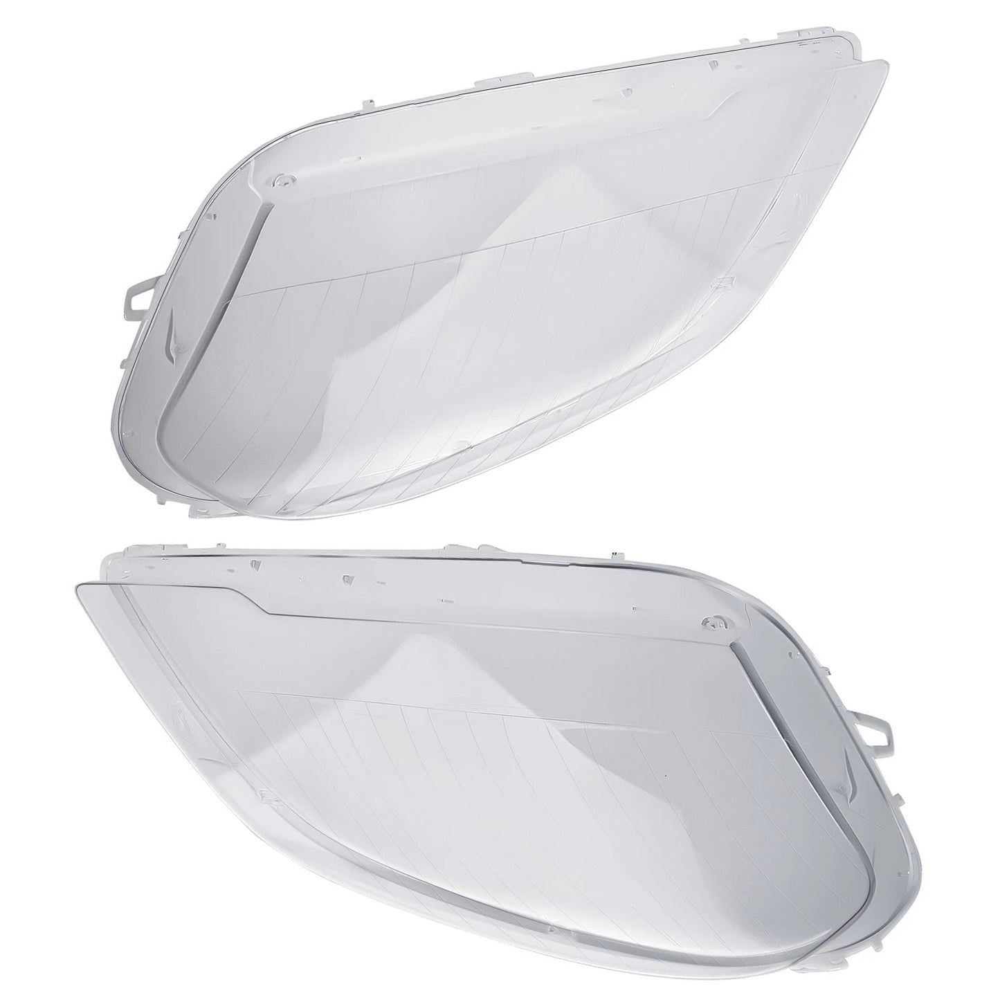 Headlamp Lens Covers Pair for Mercedes ML Class W164 (2009–2011)