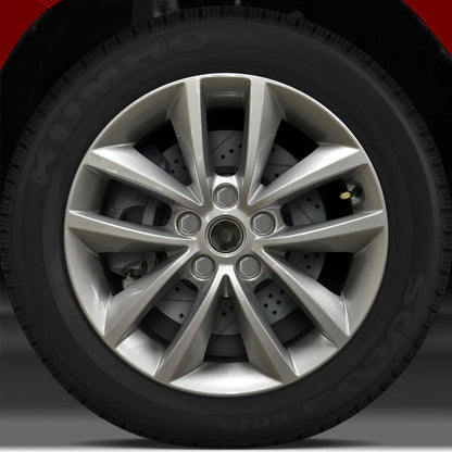17x7 Factory Wheel (Bright Sparkle Silver Full Face) for 2016-2018 Kia Sorento