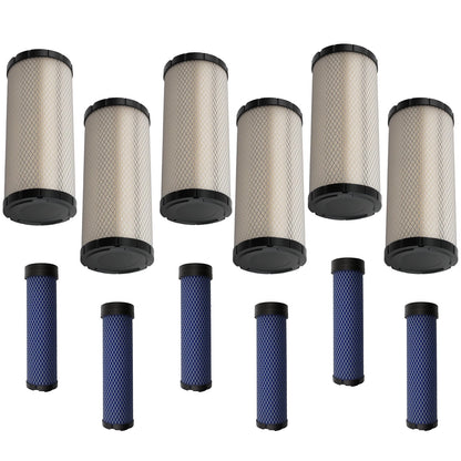 6x Outer & Inner Air Filter for John Deere RE68048 RE68049 (Wix 46489–46490)