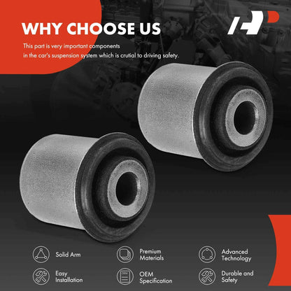 2X Front Lower Control Arm Bushing for Chevy Colorado GMC Canyon (2004–2008)