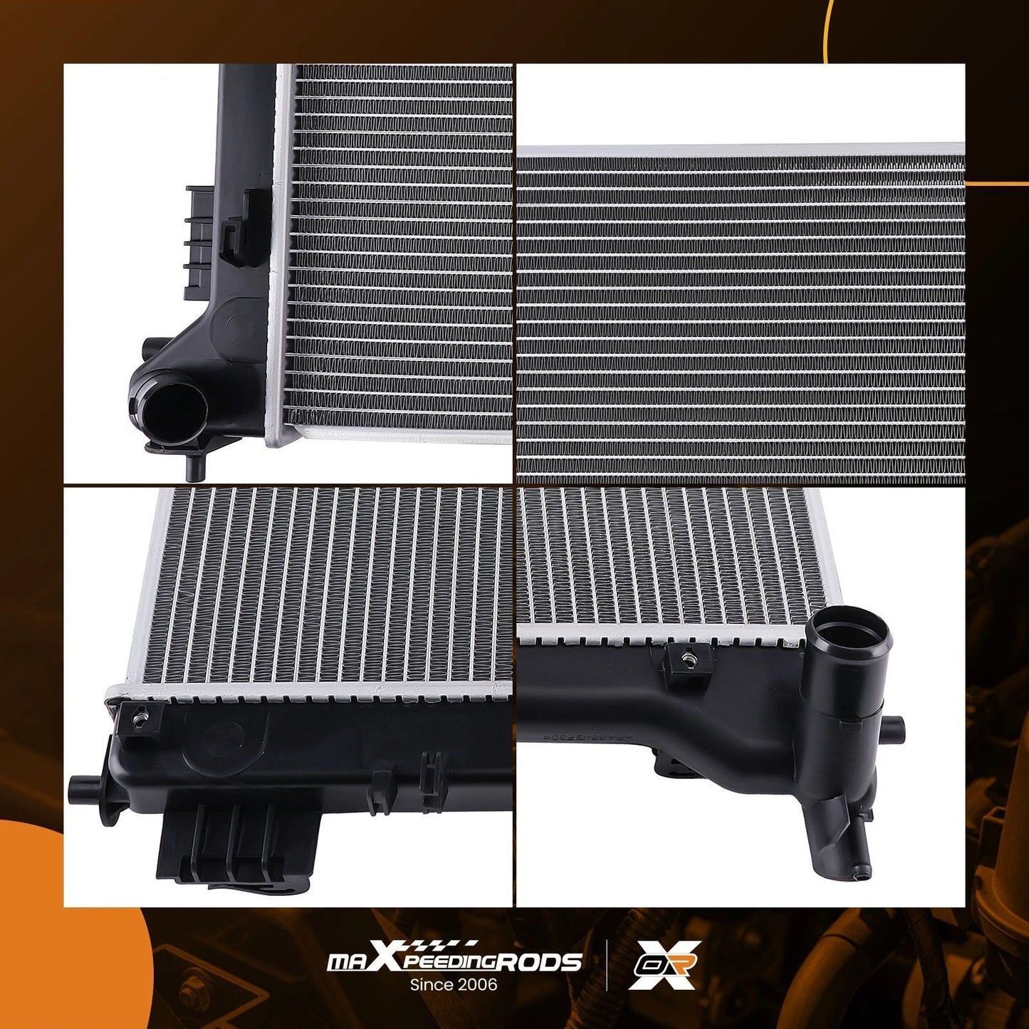 Crossflow Radiator for Hyundai Tucson 2.0L/2.4L (2016–2021) Direct Fit