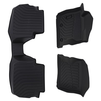 Carpet Floor Mats for Subaru WRX (2022–2024) Black TPE Rubber All Weather