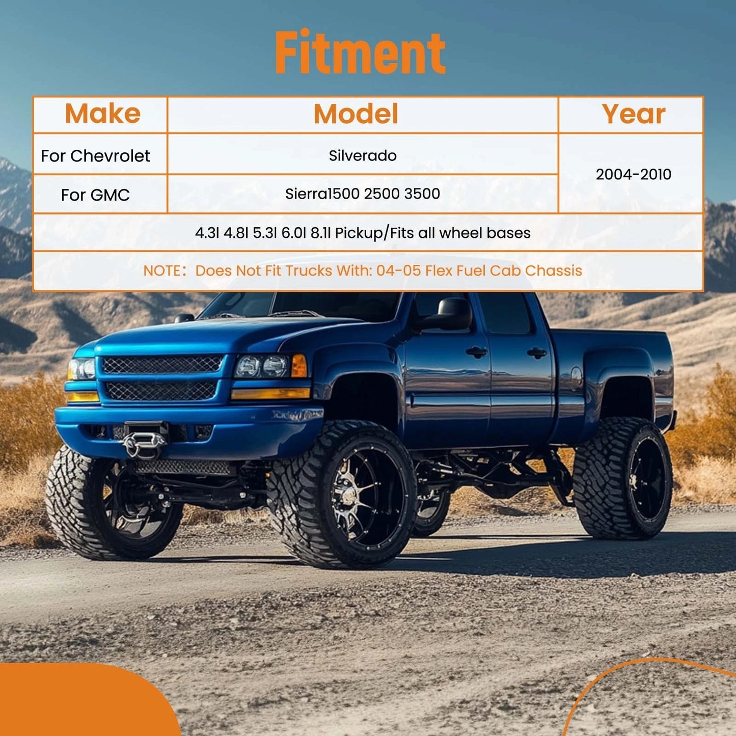 Fuel Lines Repair Kit for Chevy Silverado GMC Sierra (2004–2010)