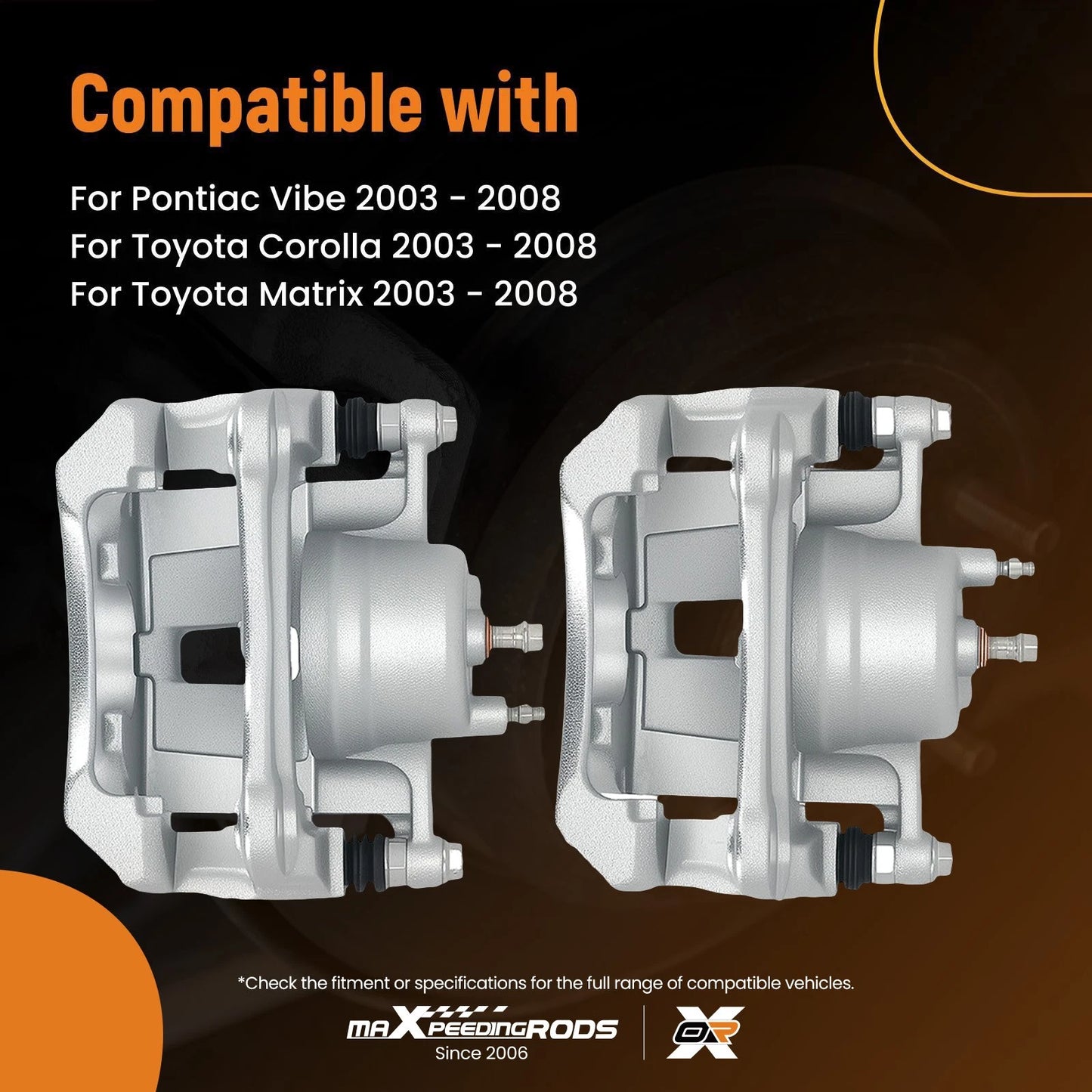 Front Brake Caliper Kit for Toyota Corolla (2003–2008)