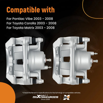 Front Brake Caliper Kit for Toyota Corolla (2003–2008)