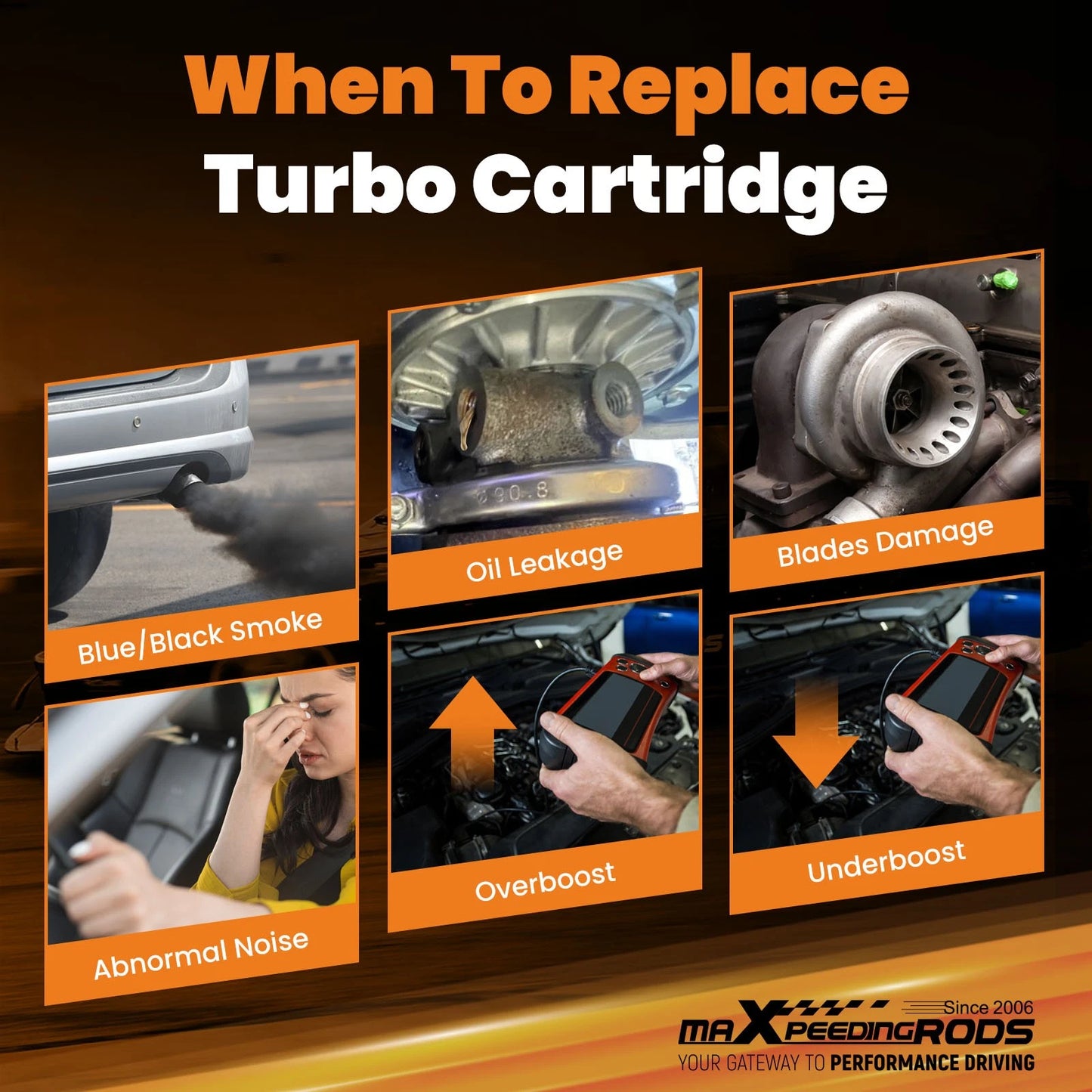 Journal Bearing Turbo Cartridge for Subaru Legacy GT Outback XT (2000–2009)