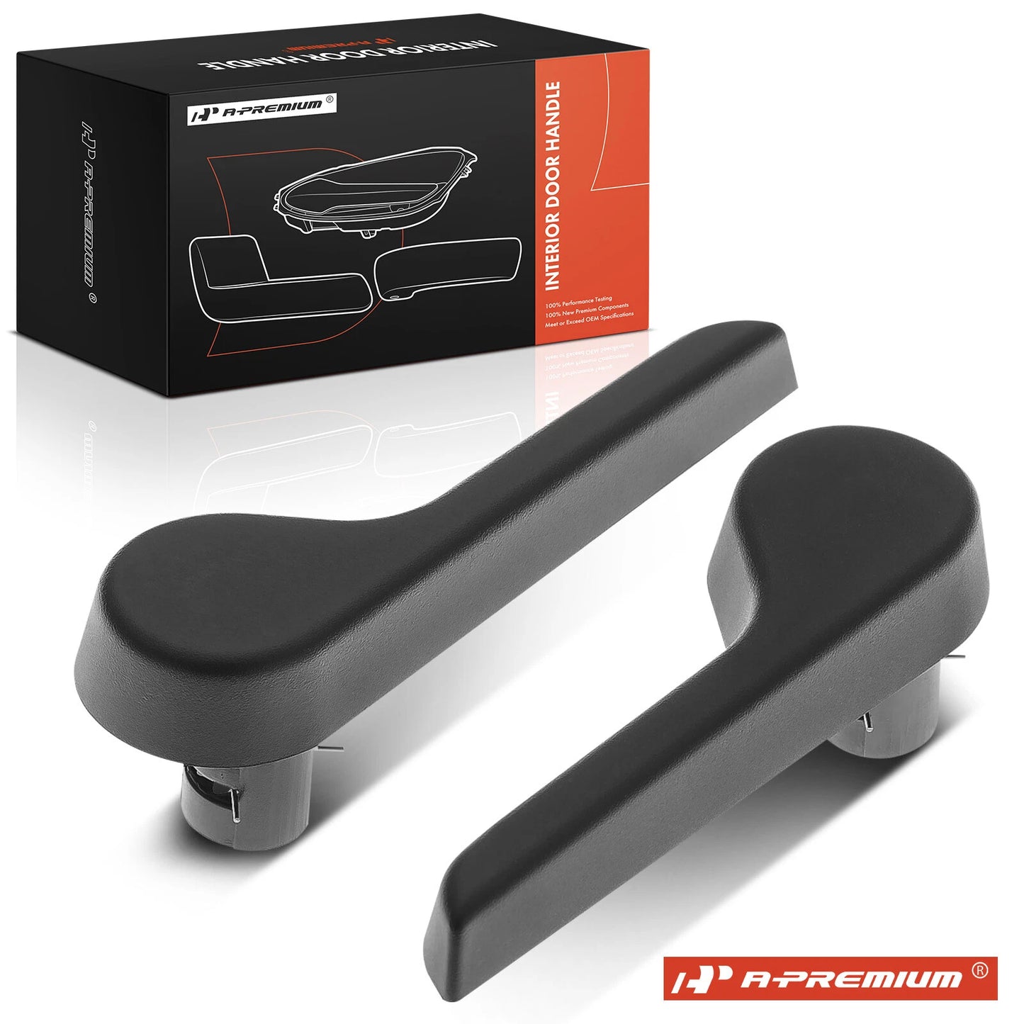 2X Front Interior Door Handle for Silverado 1500 GMC Sierra 1500 (2007–2014)